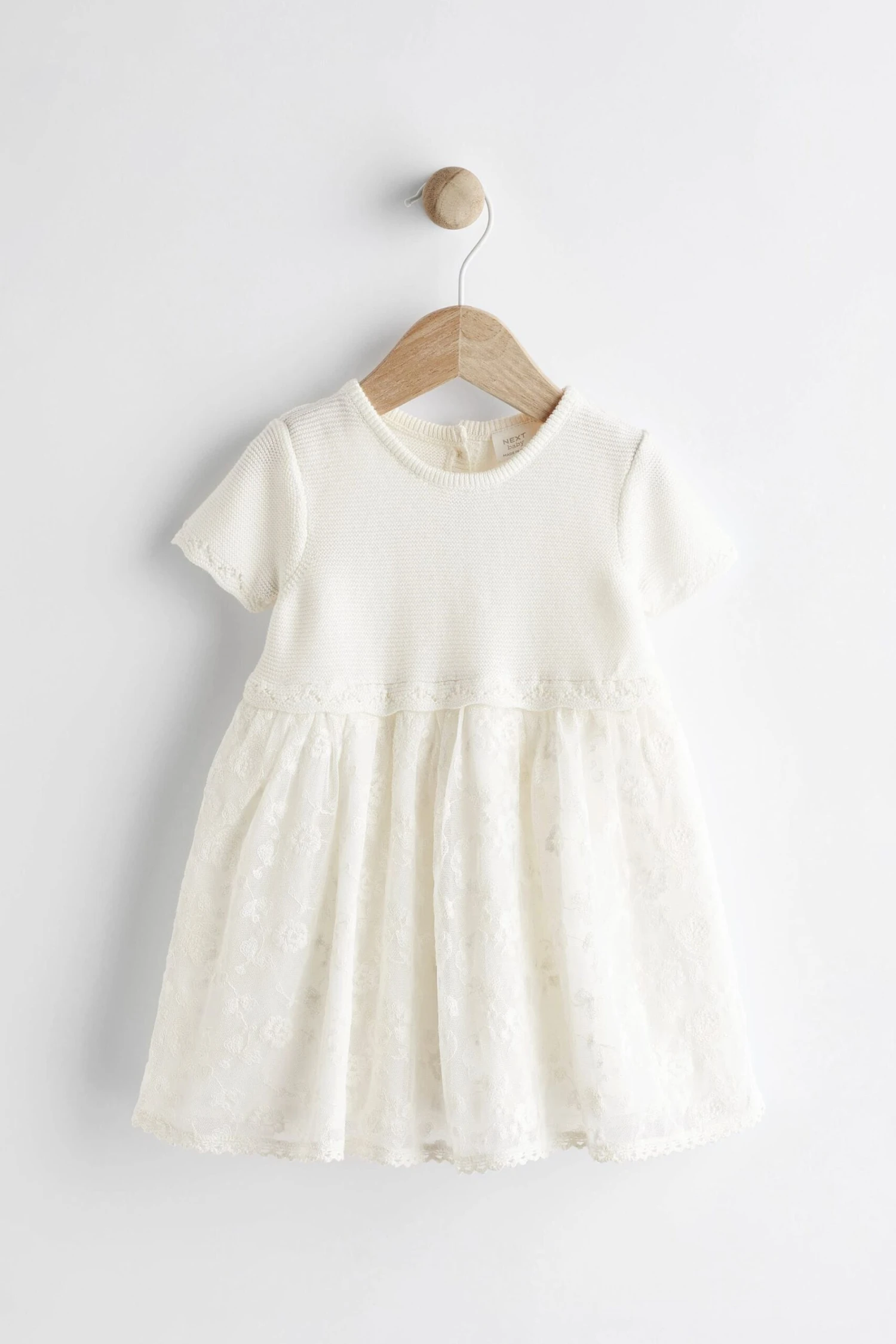 Next Ecru/Besonderer Anlass - Baby-Kleid (0 Monate Bis 2 Jahre) 3 Next Ecru/Besonderer Anlass - Baby-Kleid (0 Monate Bis 2 Jahre)