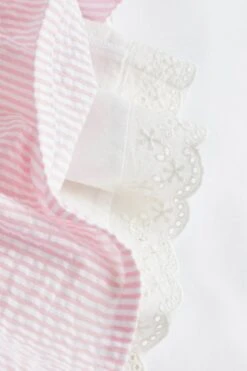 Next Rosa Gestreift - Baby-Kleid (0 Monate Bis 2 Jahre) -MONSON Kleidung Geschaft N34649s5