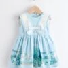 Next Blau Mit Landschaftsdesign - Baby Kleid Mit Kragen (0 Monate Bis 2 Jahre) 2 Next Blau Mit Landschaftsdesign - Baby Kleid Mit Kragen (0 Monate Bis 2 Jahre) -MONSON Kleidung Geschaft N34650s