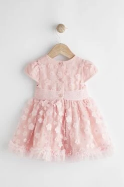 Next Rosa/3D-Blumen - Baby Kleid Für Besondere Anlässe (0 Monate Bis 2 Jahre) -MONSON Kleidung Geschaft N34691s2