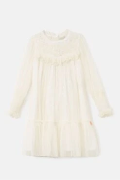 Angel & Rocket Beau Besticktes Boho-Kleid, Creme -MONSON Kleidung Geschaft N37140s4