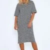 Noisy May Midi-T-Shirt-Kleid In Oversize Fit -MONSON Kleidung Geschaft N50524s