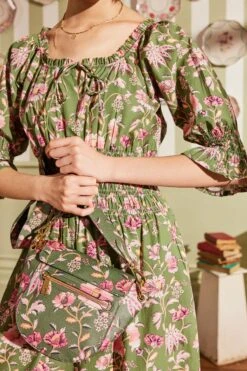 Cath Kidston Kleid Mit Geraffter Taille -MONSON Kleidung Geschaft N58853s6