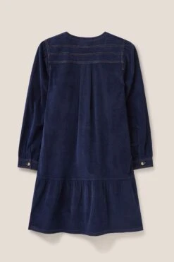 White Stuff Norma Cord-Kleid, Blau -MONSON Kleidung Geschaft N66148s6