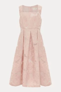 Phase Eight Jacesta Ausgestelltes Jacquard-Kleid, Rosa -MONSON Kleidung Geschaft N67046s6