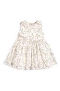 Mamas & Papas Kleid Mit Kragen Und Blumenprint, Creme