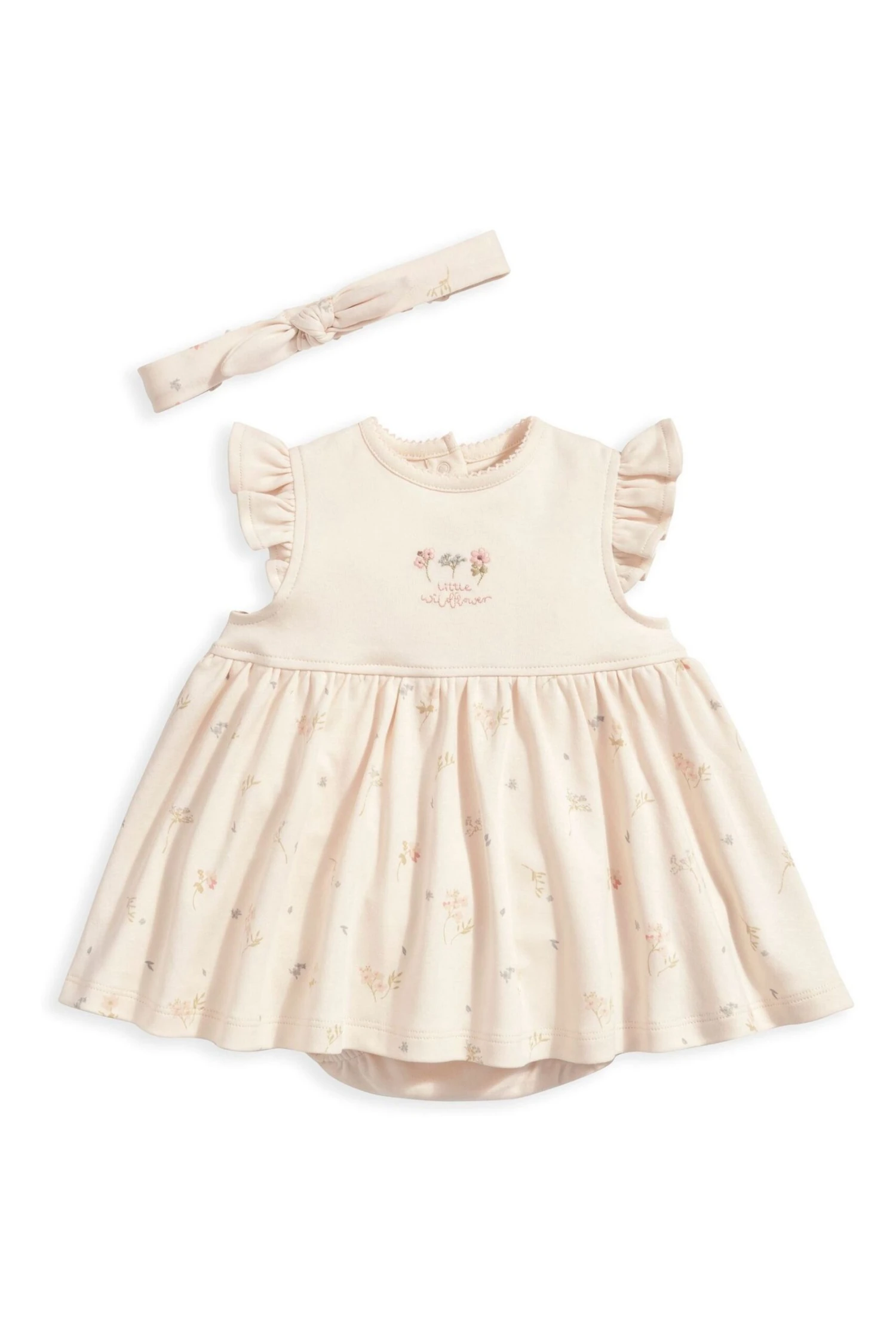 Mamas & Papas 2-teiliges Set Mit Geblümtem Kleid Und Haarband, Rosa 4 Mamas & Papas 2-teiliges Set Mit Geblümtem Kleid Und Haarband, Rosa – Bild 2