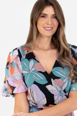 Lovedrobe Midaxi-Kleid In Wickeloptik Mit Rüschensaum, Creme -MONSON Kleidung Geschaft N68973s3