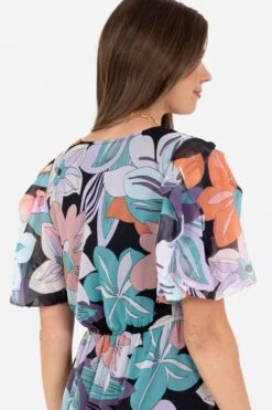 Lovedrobe Midaxi-Kleid In Wickeloptik Mit Rüschensaum, Creme -MONSON Kleidung Geschaft N68973s4