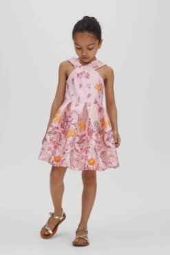 Reiss Alice Scuba Fit-and-Flare Kleid Mit Schleife​​​​​​​