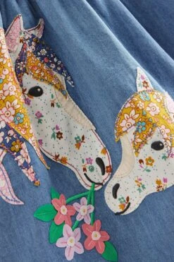 Boden Kleid Mit Logo Und Applikation Am Saum -MONSON Kleidung Geschaft N71076s3