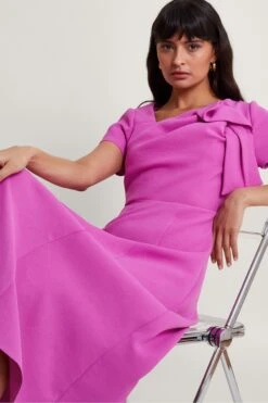 Monsoon Poppy Ausgestelltes Kleid -MONSON Kleidung Geschaft N73222s3