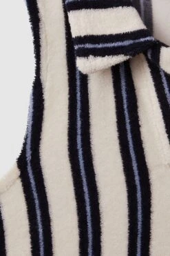 Reiss Felicia Frottee-Kleid Mit Offenem Kragen​​​​​​​ -MONSON Kleidung Geschaft N74379s4