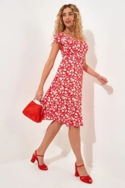 Joe Browns Florales Crinkle-Kleid Mit Gürtel -MONSON Kleidung Geschaft N76406s3