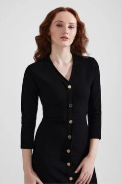 Hobbs Marlee Kleid, Schwarz, Kurzgröße -MONSON Kleidung Geschaft N78049s3