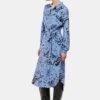 Whistles Imie Gepunktetes Kleid, Blau -MONSON Kleidung Geschaft N79358s