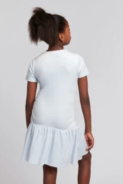 Juicy Couture Mädchen Kleid Mit Strassverziertem Kronendesign, Blau -MONSON Kleidung Geschaft N94819s3