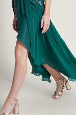 Monsoon Wanda Kleid Mit Blumenverzierung -MONSON Kleidung Geschaft N95142s3