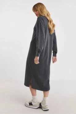 Grau, Langes Sweatshirt-Kleid Von Simply Be -MONSON Kleidung Geschaft N97 921s3