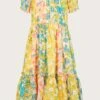MONSOON Kleid Mit Patchwork-Blumendesign -MONSON Kleidung Geschaft N97151s