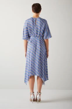 Lk Bennett Anni Kleid Mit Zipfelsaum Und Geometrischem Print -MONSON Kleidung Geschaft N98705s2