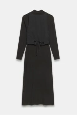 Mint Velvet Samt Weste-Midi Kleid -MONSON Kleidung Geschaft N99738s3