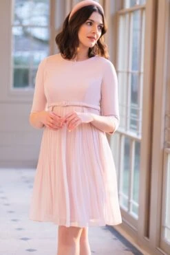 Seraphine Sophian Plissiertes Kleid, Rosa -MONSON Kleidung Geschaft Q45647s4