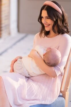 Seraphine Sophian Plissiertes Kleid, Rosa -MONSON Kleidung Geschaft Q45647s7