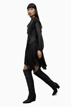 AllSaints Fleur Shim Kleid -MONSON Kleidung Geschaft Q59729s5