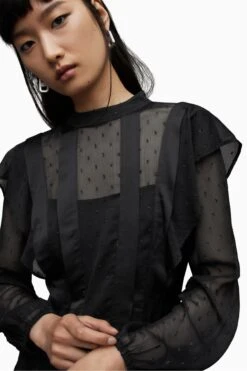 AllSaints Fleur Shim Kleid -MONSON Kleidung Geschaft Q59729s6