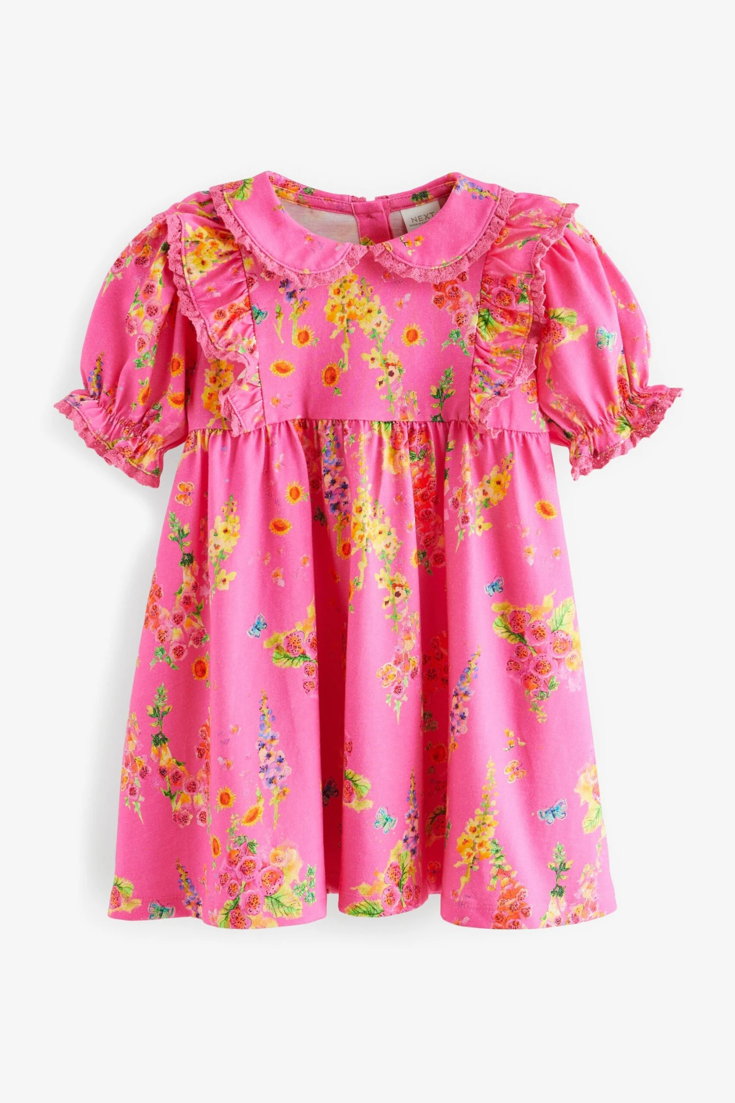 Next Pink - Kurzärmeliges Kleid Mit Kragen (3 Monate Bis 7 Jahre) 6 Next Pink - Kurzärmeliges Kleid Mit Kragen (3 Monate Bis 7 Jahre) – Bild 5