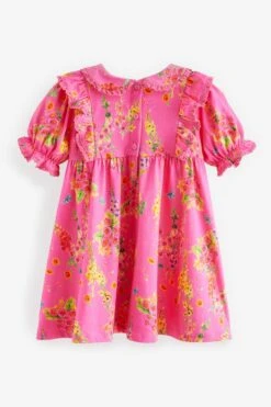 Next Pink - Kurzärmeliges Kleid Mit Kragen (3 Monate Bis 7 Jahre) 13 Next Pink - Kurzärmeliges Kleid Mit Kragen (3 Monate Bis 7 Jahre) -MONSON Kleidung Geschaft Q60 119s6