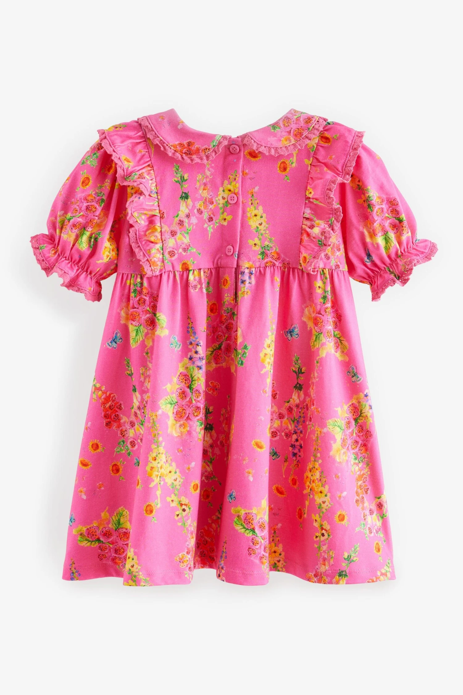 Next Pink - Kurzärmeliges Kleid Mit Kragen (3 Monate Bis 7 Jahre) 7 Next Pink - Kurzärmeliges Kleid Mit Kragen (3 Monate Bis 7 Jahre) – Bild 6