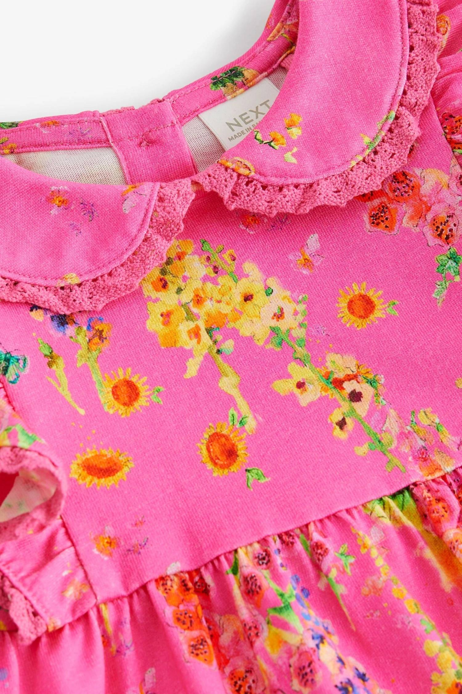Next Pink - Kurzärmeliges Kleid Mit Kragen (3 Monate Bis 7 Jahre) 8 Next Pink - Kurzärmeliges Kleid Mit Kragen (3 Monate Bis 7 Jahre) – Bild 7