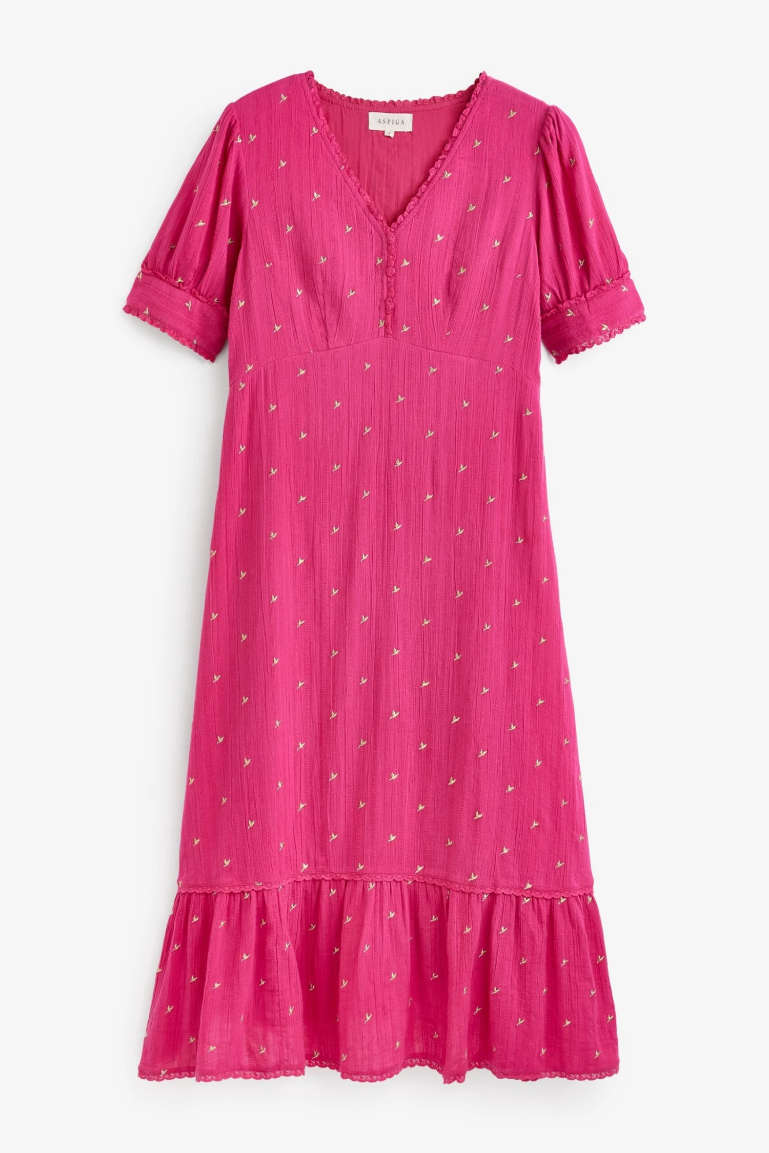 Aspiga Poppy Kleid, Rosa 8 Aspiga Poppy Kleid, Rosa – Bild 6