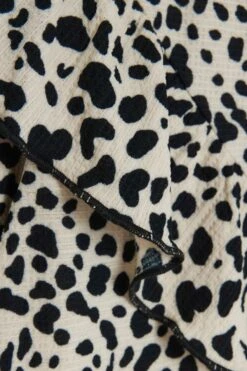 River Island Fouchette-Kleid Mit Tiermuster Für Mädchen -MONSON Kleidung Geschaft Q67899s6