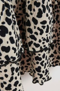 River Island Fouchette-Kleid Mit Tiermuster Für Mädchen -MONSON Kleidung Geschaft Q67899s7