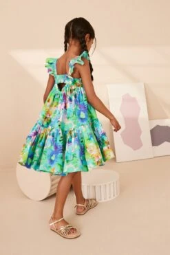 Next Gestuftes Kleid Mit Print (3–16 Jahre) -MONSON Kleidung Geschaft Q69758s3
