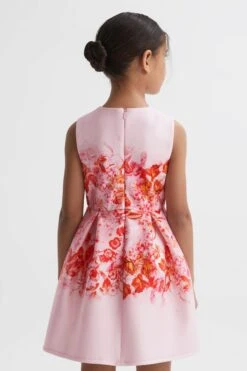 Reiss Rosalind Scuba-Kleid Mit Blumenmuster -MONSON Kleidung Geschaft Q74787s5