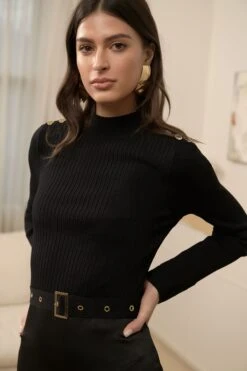 Lipsy 2 In 1 Gestricktes Kleid Aus Gewebtem Mix -MONSON Kleidung Geschaft Q74920s3