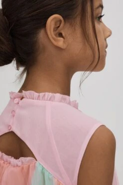 Reiss Pixie Plissiertes Kleid Mit Rüschen -MONSON Kleidung Geschaft Q76616s4