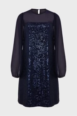 Hobbs Zariah Kleid, Blau -MONSON Kleidung Geschaft Q77131s4