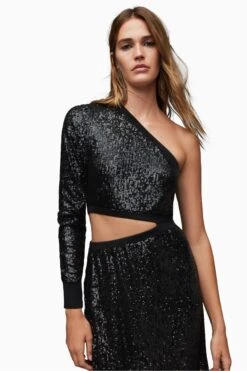 Allsaints Daisy Topaz Kleid -MONSON Kleidung Geschaft Q80291s4