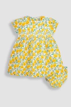 Jojo Maman Bebe Jojo Maman Bébé Zitronenblüten-Smock Kleid