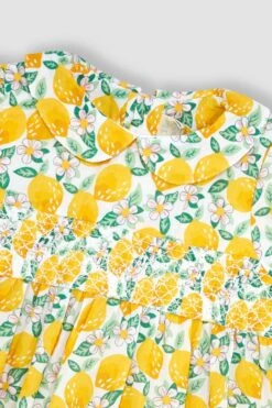 Jojo Maman Bebe Jojo Maman Bébé Zitronenblüten-Smock Kleid 8 Jojo Maman Bebe Jojo Maman Bébé Zitronenblüten-Smock Kleid -MONSON Kleidung Geschaft Q80681s3