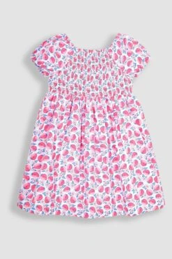 Jojo Maman Bebe Jojo Maman Bébé Gesmoktes Kleid Mit Puffärmeln