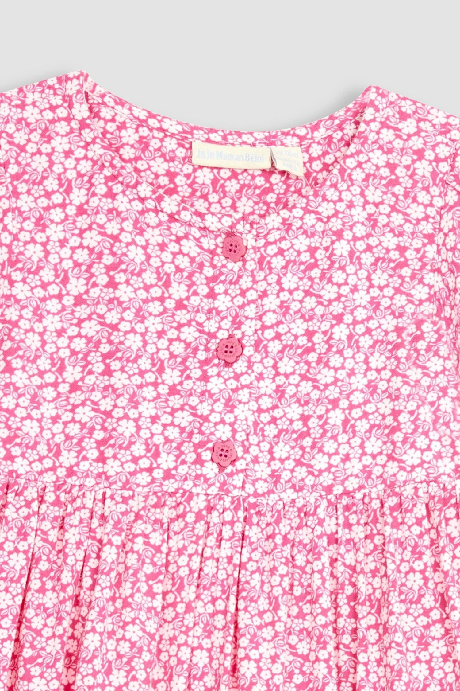 Jojo Maman Bebe Jojo Maman Bébé Klassisches Kleid Mit Knopfleiste Vorn Und Blümchenmuster 4 Jojo Maman Bebe Jojo Maman Bébé Klassisches Kleid Mit Knopfleiste Vorn Und Blümchenmuster – Bild 2