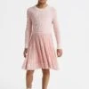 Reiss Teagan Geripptes, Ausgestelltes Kleid -MONSON Kleidung Geschaft Q85794s