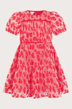 Monsoon Strukturiertes, Geblümtes Kleid