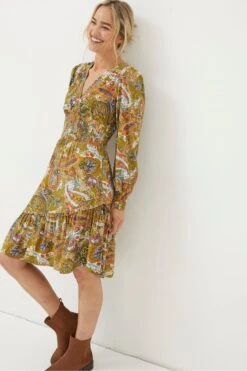 Fatface Farah Prairie Kleid Mit Paisleymuster 9 Fatface Farah Prairie Kleid Mit Paisleymuster -MONSON Kleidung Geschaft Q89829s3